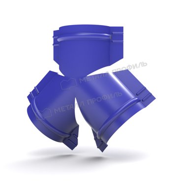 Y-образный тройник для круглого конька R110 NormanMP ПЭ-01-5002-05 2530₽