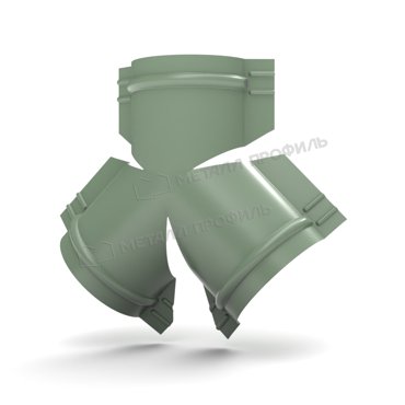 Y-образный тройник для круглого конька R110 NormanMP ПЭ-01-6019-05 2530₽