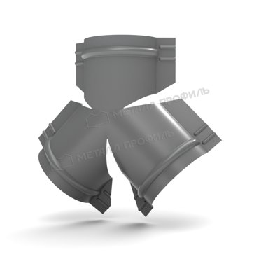 Y-образный тройник для круглого конька R110 NormanMP ПЭ-01-7004-05 2530₽