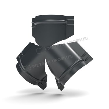 Y-образный тройник для круглого конька R110 NormanMP ПЭ-01-7016-05 2530₽