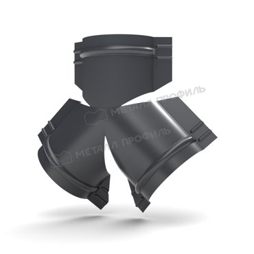 Y-образный тройник для круглого конька R110 NormanMP ПЭ-01-7024-05 2530₽