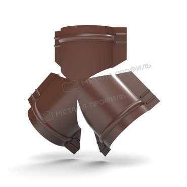 Y-образный тройник для круглого конька R110 NormanMP ПЭ-01-8017-05 2530₽