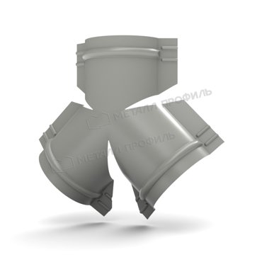 Y-образный тройник для круглого конька R110 NormanMP ПЭ-01-9002-05 2530₽