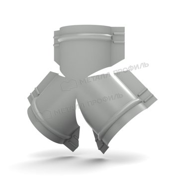Y-образный тройник для круглого конька R110 NormanMP ПЭ-01-9003-05 2530₽