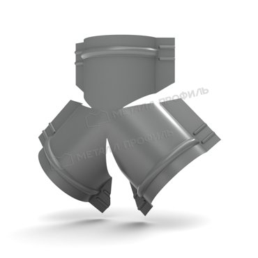 Y-образный тройник для круглого конька R110 NormanMP ПЭ-01-9006-05 2530₽