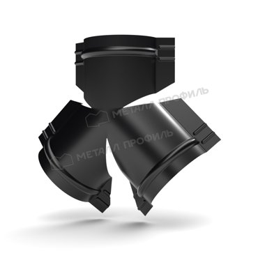Y-образный тройник для круглого конька R110 PURMAN-20-9005-05 4715₽