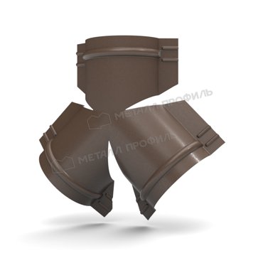 Y-образный тройник для круглого конька R110 VALORI-20-OxiBеige-05 3375₽