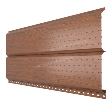 Софит МЕТАЛЛ ПРОФИЛЬ Lбрус-15х240 ECOSTEEL-01-МореныйДуб-05 1560₽