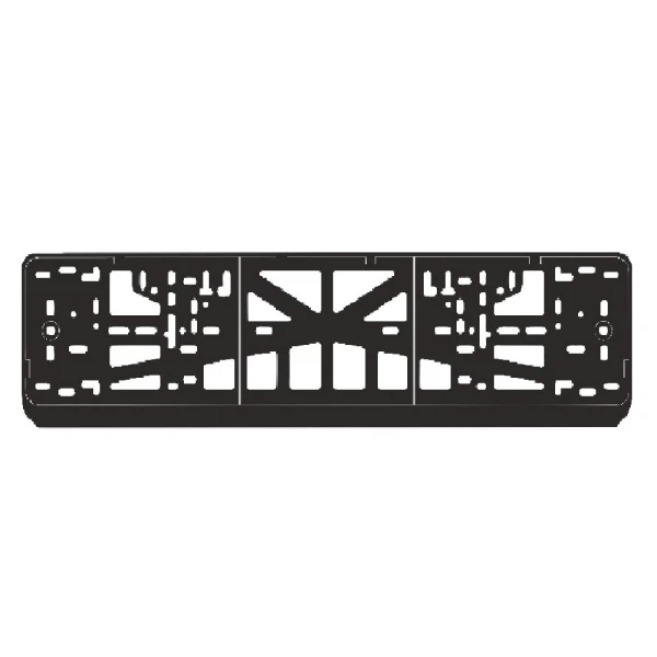 рамка номерного знака avs черная rn-01 127₽