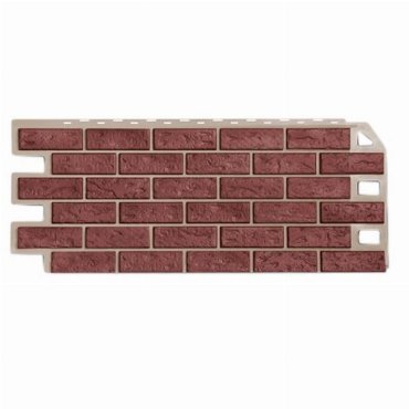 панель фасадная fineber 1137047 кирпич красный 599₽
