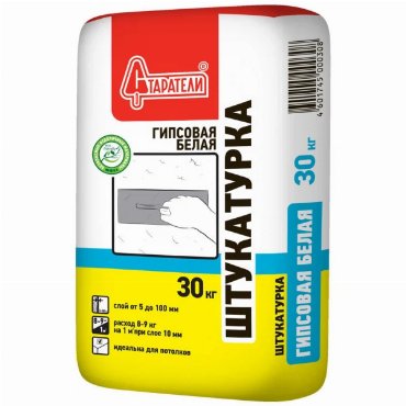 штукатурка гипсовая белая старатели 30 кг 469₽