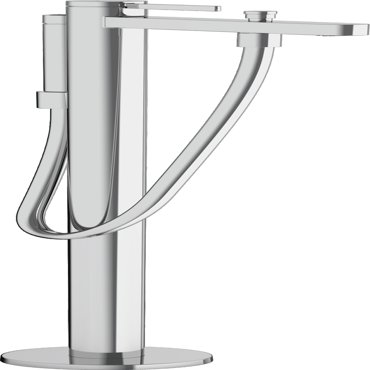 Внешняя часть смесителя для ванны hansgrohe Finoris напольного монтажа 76445000 хром 214600₽