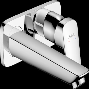 Внешняя часть смесителя для раковины hansgrohe Logis скрытого монтажа настенный 71220000 хром 16000₽