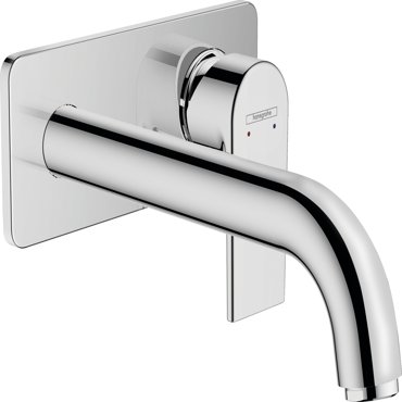 Внешняя часть смесителя для раковины hansgrohe Vernis Shape скрытого монтажа настенный 71578000 хром 17000₽