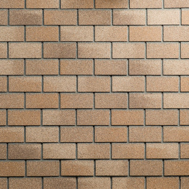 Панель фасадная гибкая Технониколь Hauberk 1000х250 мм кирпич песчаный 2 квм 687₽