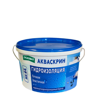 Гидроизоляция Основит Акваскрин НА64 45 кг 1148₽