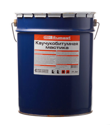 Мастика каучукобитумная Bitumast 18 кг215 л 4018₽
