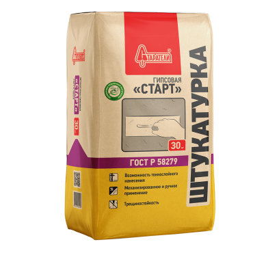 Штукатурка гипсовая Старатели Старт 30 кг 401₽