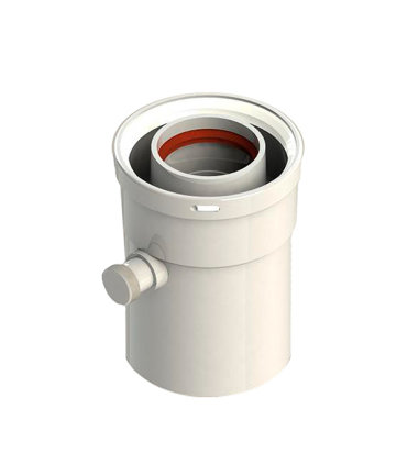 Конденсатосборник коаксиальный Stout вертикальный d60100 мм комплект 10172₽