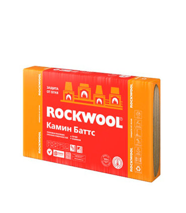 Утеплитель отражающий Rockwool Камин Баттс 30х600х1000 мм 24 квм 3715₽