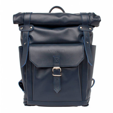Кожаный рюкзак для ноутбука Eliot Dark Blue 23310₽
