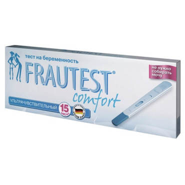 Тест на беременность Frautest комфорт кассета-держатель 1+1