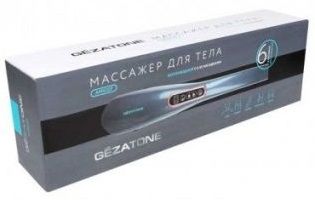 Gezatone Массажер для тела с 6-ю насадками беспроводной 1 шт (Gezatone, Массажное оборудование)