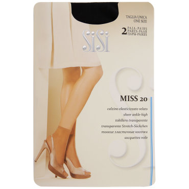 Носки Sisi Miss 20 den nero 2 пары