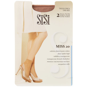 Носки Sisi Miss 20 den miele 2 пары