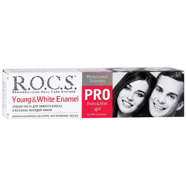 Зубная паста R.O.C.S. Pro Young & White Enamel 135г