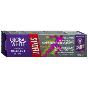 Зубная паста Global White Sport отбеливающая 100 г
