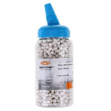 Шары Gletcher GLB6-2000 Soft Air 6мм 0,22 г (2000 шт.)