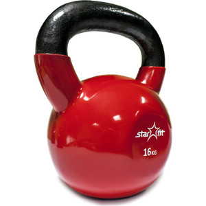 Гиря Starfit виниловая DB-401 16 кг, красная