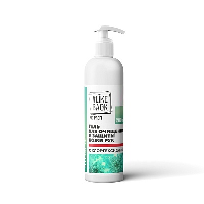 Rio Profi, Steril Gel - средство для очищения и защиты кожи с хлоргексидином (защита 99,9%), 200 мл