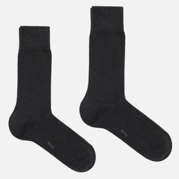 Комплект носков Falke Happy 2-Pack, цвет серый, размер 39-42 EU