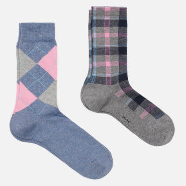 Комплект носков Burlington Fashion 2-Pack, цвет комбинированный, размер 36-41 EU