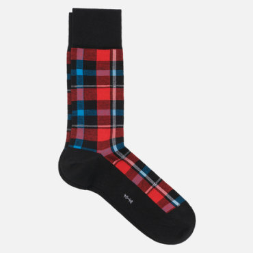 Носки Burlington Heritage Check, цвет чёрный, размер 40-46 EU