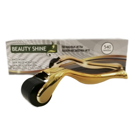 BEAUTY SHINE, Мезороллер 540 игл, 1,0 мм