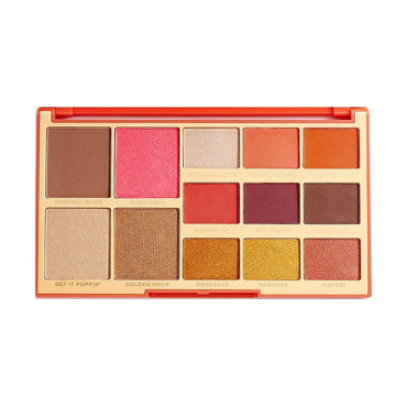 MAKEUP REVOLUTION Палетка для макияжа глаз и лица / Rachel Leary Goddess-On-The-Go Face And Shadow