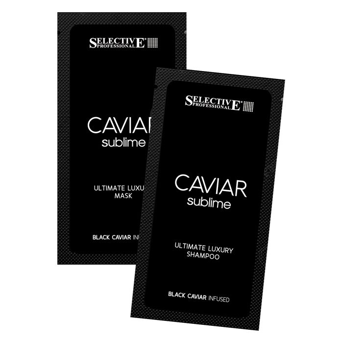 SELECTIVE PROFESSIONAL Набор для волос (шампунь 10 мл + маска 10 мл) CAVIAR SUBLIME