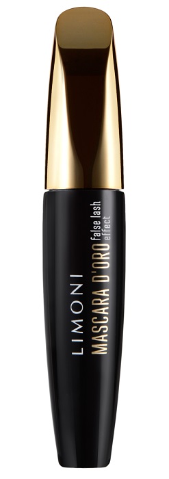 LIMONI Тушь эффект накладных ресниц, тон 01 / Mascara D'oro black