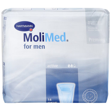 Вкладыши урологические Hartmann Molimed Premium Аctive для мужчин 14 штук