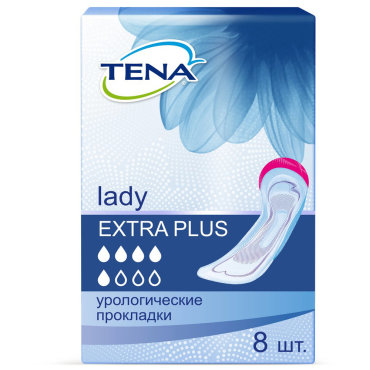 Прокладки урологические Tena Lady Extra Plus 8 штук