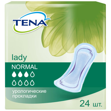 Прокладки урологические Tena Lady Normal 24 штуки
