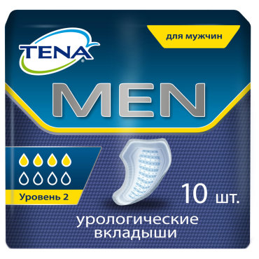 Прокладки урологические для мужчин Tena Men Level 2 10 штук