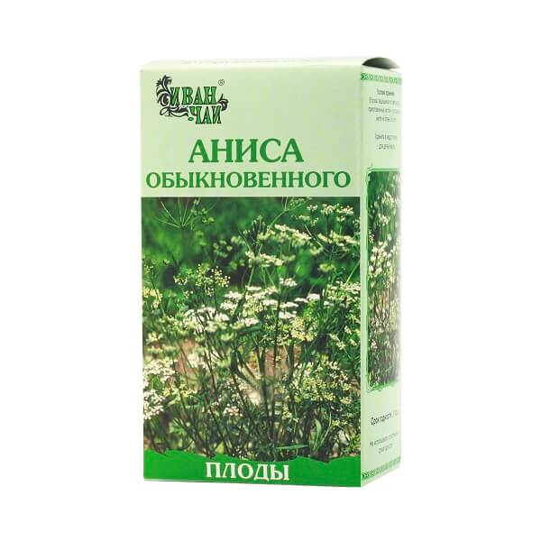 Аниса обыкновенного плоды (пак. 50г)