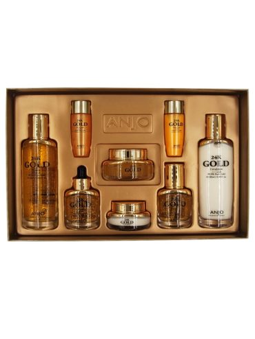 ANJО Professional Уходовый набор кремов с биозолотом 24K Gold Skin Care 6 SET