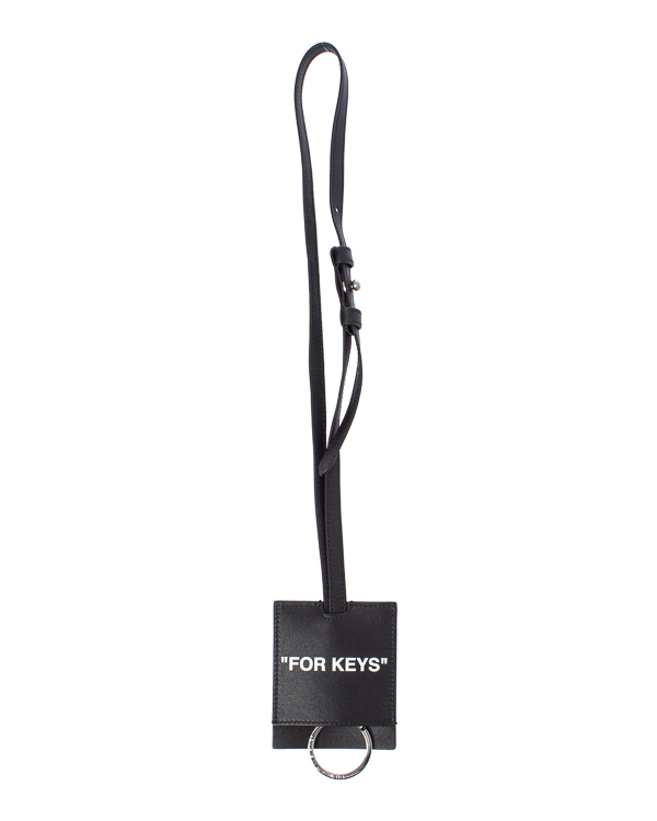 ключница Off-White OMNF035F20LEA0011001 UNI черный+белый