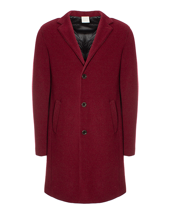 Пальто 120% cashmere O1M8902 xl бордовый