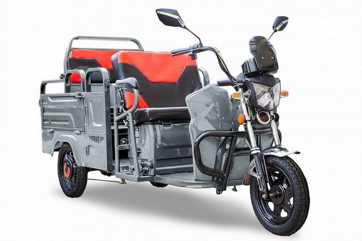 Грузопассажирский трицикл RuTrike Вояж-П 1200 021344-1964 серый матовый